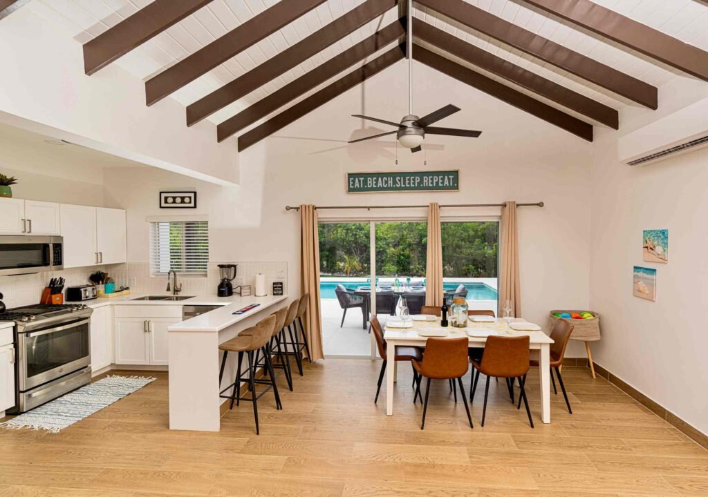 Elegant indoor dining area perfect for family meals and gatherings.